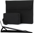 HYZUO 13.3-14 Inch Laptop Sleeve Case Bag with Adjustable Stand for MacBook Pro 14 M5/M4/M3/M2/M1 Pro/Max 2026-2021, MacBook Air/Pro 13.3, 13.8-13.5 Surface Laptop, with Pouch, Black