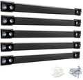 DGSL Magnetic Tool Holder Strip 5 Pack, 12 In Heavy Duty Tool Organizer Magnetic Strip, Tool Magnet Bar For Garage Tool Organization