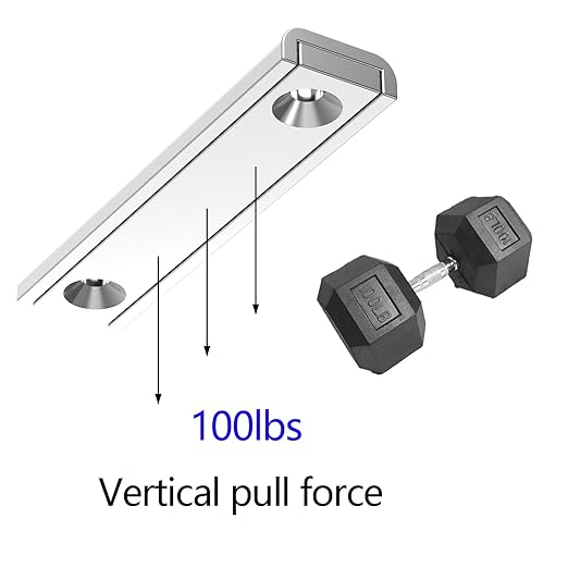 Super Strong Magnetic Tool Holder Channel Magnet - 2.50" Length-10 Pack,Pot Magnets with Matching Screws,Strong Rare Earth Magnets with Countersunk Holes,Magnetic Knife Tools Holder
