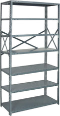 Quantum Storage Systems 75-1842-7 IRONMAN Solid Heavy Duty 7 Shelves 75" H x 42" W x 18" D