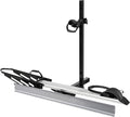 Young Hitch Single 1 Bike Rack with Ramp,100 lbs Capacity E-Bike Carrier Rack for Cars Trucks SUVs Minivans RV, Trailer, Mount Platform Style, Fits Up to 5’’ Fat Tire Bicycle for 2 inch Receiver