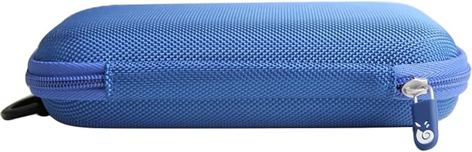 Hermitshell Hard Travel Case for Samsung T7 Shield 2TB / 1TB / 4TB, Portable SSD, USB 3.2 Gen2 External Solid State Drive (Blue, Case for 2 Hard Drives)