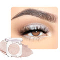 Pear White Shimmer Single Eyeshadow Makeup, Neutral Powde Eye Shadow for Women, Sparkly Pearl Glitter Singles Eyeshadow Palette Pigmented Waterproof, sombras para ojos, Girls Christmas Gifts 23