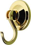 Suction Cup Wreath Hooks, Powerful Vacuum Hangers for Door or Window Wreaths, 4-Pack, Gold