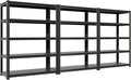 72''H Garage Shelving Heavy Duty,2500LBS Storage Shelves,5-Tier Adjustable Metal Shelve Storage Shelf Rack, Industrial Shelving Unit for Garage,Warehouse, Basement (39" W x 18" D x 72" H) 3PC