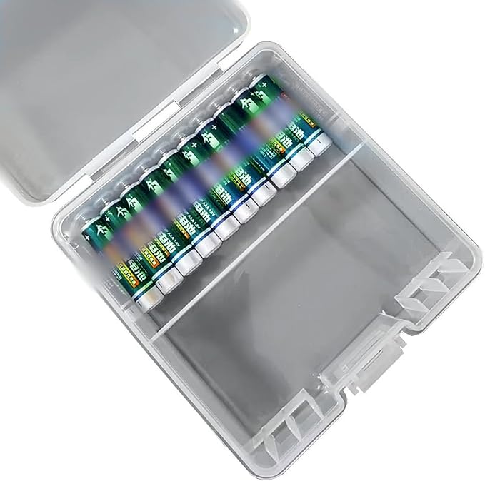 Battery Holder 100Pcs AA 3A Case Organizers Container Batteries Storage Box Hard Case Storage Box