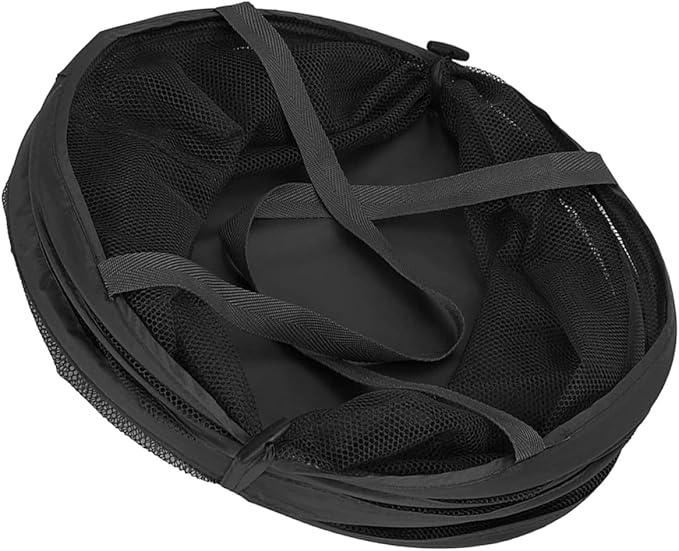 BESPORTBLE Foldable Laundry Basket with Handles Large Capacity Mesh Clothes Storage Container Portable Collapsible Hamper for Home Camping Dorm Travel Space-saving Organizer