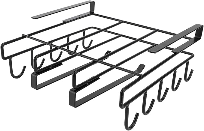 Under Shelf MultiUse Chopping Board Holder Versatile Kitchen Organizer Space Saving Under Cabinet Storage Rack for Cutting Boards Easy Installation