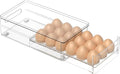 Acrylic Egg Box Transparent 18 and 36 Pack Storage for Refrigerator Kitchen Storage Size: 13.3 * 4.7 * 3.9 inches (1 pack)