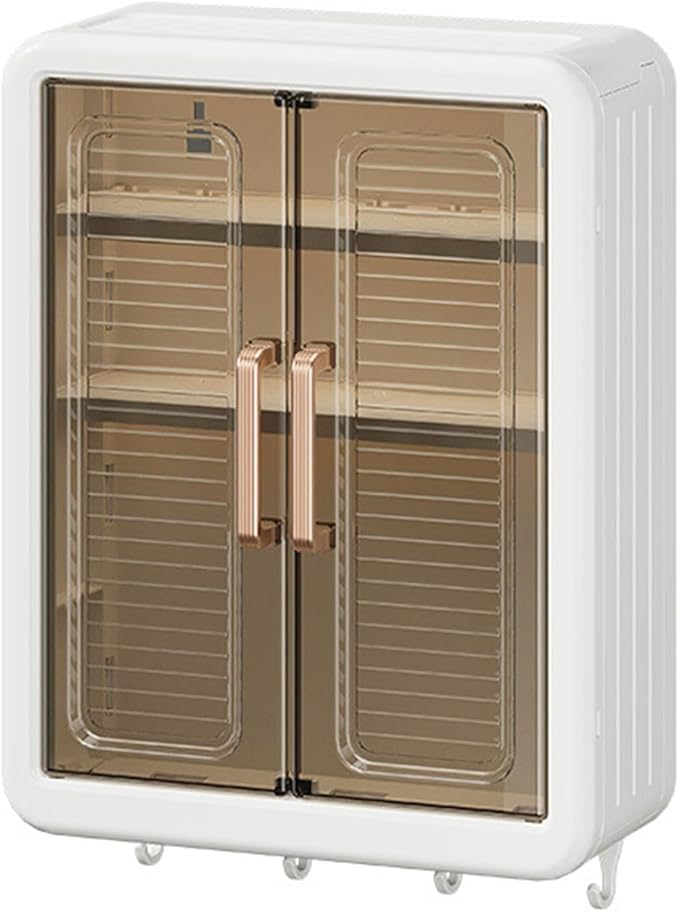 Without Drilling Wall Mounted Makeup Organizers Large Capacity Bathroom Storage Shelf for Cosmetics Skin Care Product