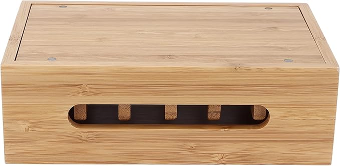 GLOGLOW Household Furniture Storage Organizer for Tablet and Mobile Devices with Smooth Polished Surface, Durable Retro Design for Home Office Living Room Study Wood Phone Stand, Stylish