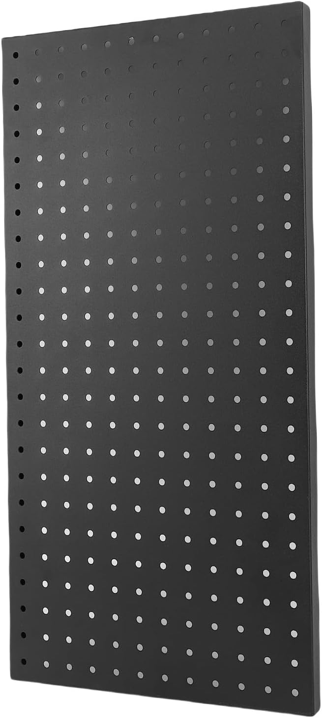 Keenso Metal Pegboard Wall Organizer, Heavy Duty Steel Pegboard, 4 Pack Panels for Garage Tool Storage, Home Office and Craft Room