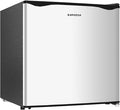 BANGSON Small Refrigerator,1.6 Cu.Ft Mini Fridge With Freezer, Reversible Single Door Mini Fridge, Compact Refrigerator For Office, Bedroom