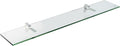 Spancraft Glass C-10x24-Chrome Cardinal Glass Shelf, Chrome, 10" x 24"