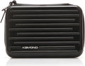KAYOND Anti-Shock Silver Aluminium Carry Travel Protective Storage Case Bag for 2.5" Inch Portable External Hard Drive HDD USB 2.0/3.0 (Black)
