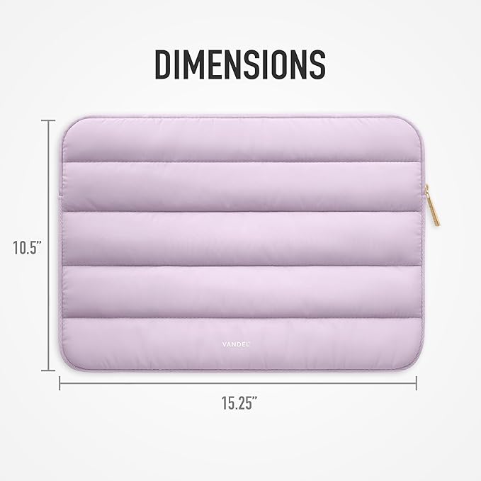Vandel - The Original Puffy Laptop Sleeve 15-16 Inch Sleeve for Women and Men MacBook Pro 16 in Case, Cute Computer Bag 15.6 Inch HP Carrying Case - Apple, Asus, Dell, HP Laptop Case 15.6 Cover