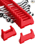 ROTATION 42PC Modular Wrench Organizer - Heavy Duty Tool Box Drawer Insert with SAE Metric Labels, Professional Mechanics Tool Storage System, Expandable Grid Holder
