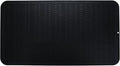 Silicone Dish Drying Mat for Multiple Usage,Easy clean,Eco-friendly,Heat-resistant Silicone Mat for Kitchen Counter or Sink,Refrigerator or Drawer Liner Black 4XL 32 inches x 18 inches