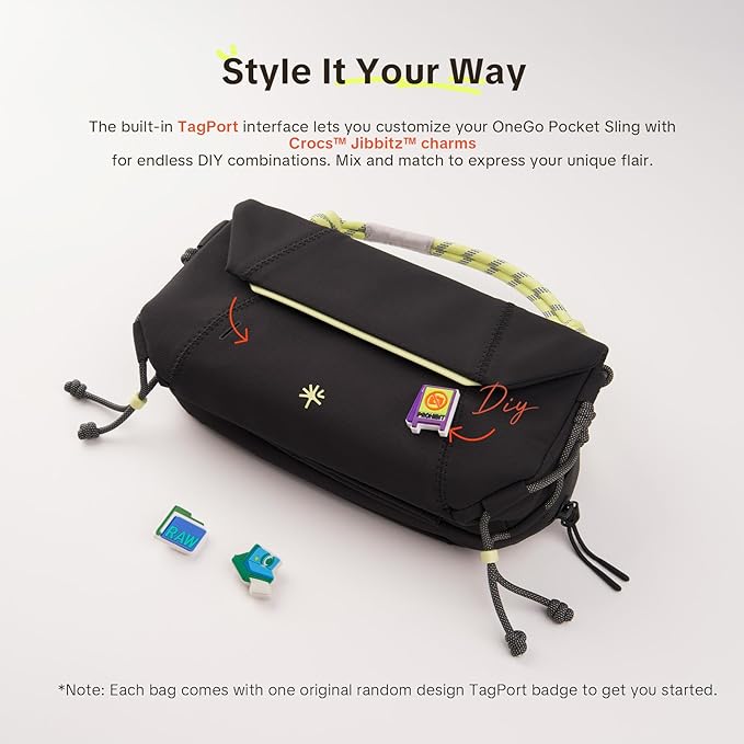 PGYTECH OneGo Pocket Sling for DJI Osmo Pocket 3, Portable Splashproof Everyday Carry Case with Detachable Strap, 2L, 3-Layer Storage Carrying Bag for Smartphones & Action Cameras Accessories, White