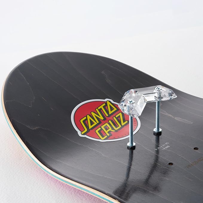 Skateboard Wall Mount – Premium Clear Skateboards Hanger, Great Gifts for Skateboarders, Vertical Deck Display & Storage Rack, Durable Acrylic Floating Holder to Store Decks & Longboards