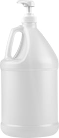 Kitchentoolz 1-Gallon Plastic Jug with Pump Dispenser - Ideal for Epoxy Resin, Laundry Detergent, Liquid Soap, Snow Cone Syrup, Batter