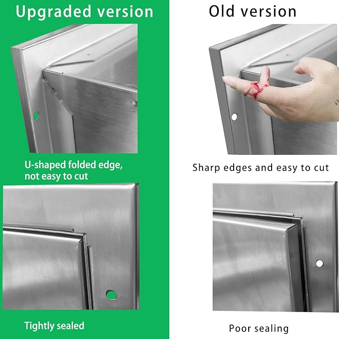 Pass Through Specimen Cabinet Stainless Steel Specimen Box with Pass Tray and Dual Sided Access Window Doors