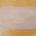 Silicone Dish Drying Mat for Multiple Usage,Easy clean,Eco-friendly,Heat-resistant Silicone Mat for Kitchen Counter or Sink,Refrigerator or Drawer Liner Translucent 3XL 28 inches x 18 inches