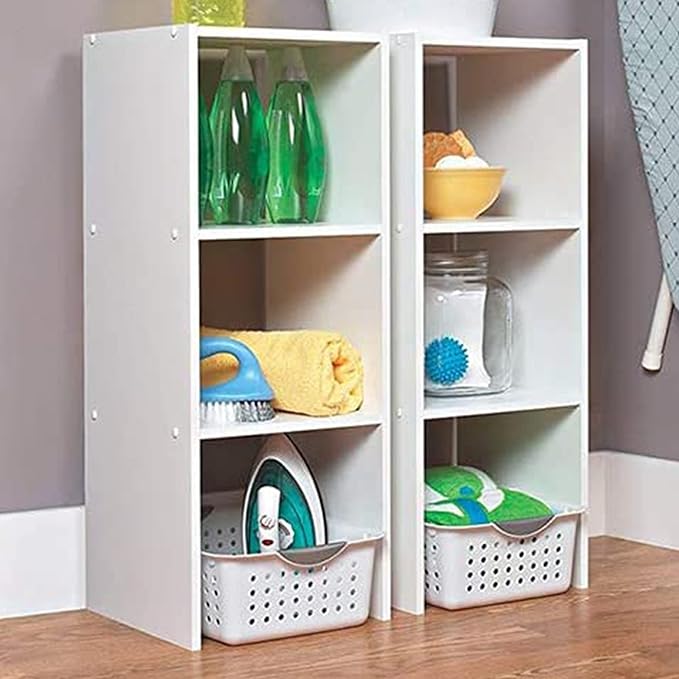 ClosetMaid Vertical Cube Organizer, White (3 Pack)