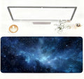 Galaxy Mouse Pad – Large Extended Desk Mat 35.43 x 15.75 in – Deep Space Nebula Starry Sky Design, Non-Slip Base, Waterproof Surface, Oversized Keyboard & Mouse Pad for Gaming or Office