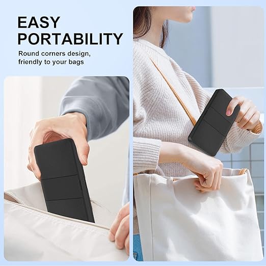 QuoLumPIA 48 Game Card Case Compatible for Nintendo Switch 2/OLED/Switch/Switch Lite, storage 48 Game Cards & 80 Micro SD cards, Black, hard shell, magnetic closure, soft silicone linning