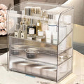 Makeup Storage Organizer Box Large Cosmetic Display Cases Dustproof and Waterproof Cosmetic Organizer Countertop Skincare Organizer