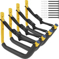 Kayak Storage Rack,Kayak Rack for Garage,Kayak Wall Mount Kayak Wall Rack with Nylon Straps,Heavy Duty Kayak Hanger Kayak Hook Suitable for Kayaks and SUP Paddle Board(4Pack,6 Colors)