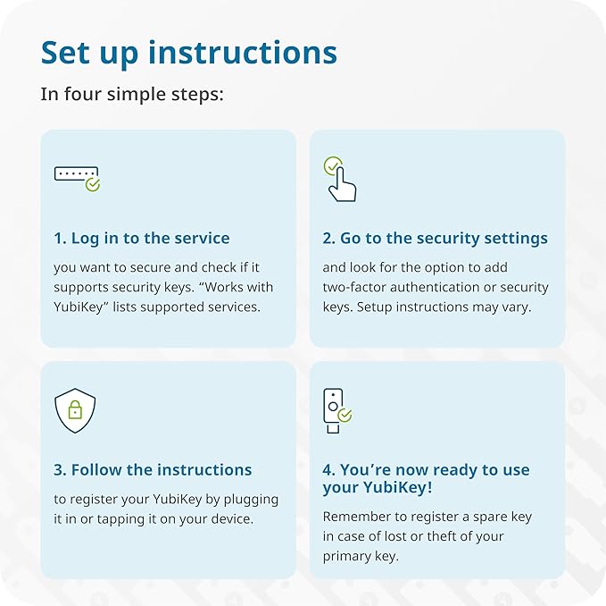 Yubico - YubiKey 5C NFC - Multi-Factor authentication (MFA) Security Key and passkey, Connect via USB-C or NFC, FIDO Certified - Protect Your Online Accounts