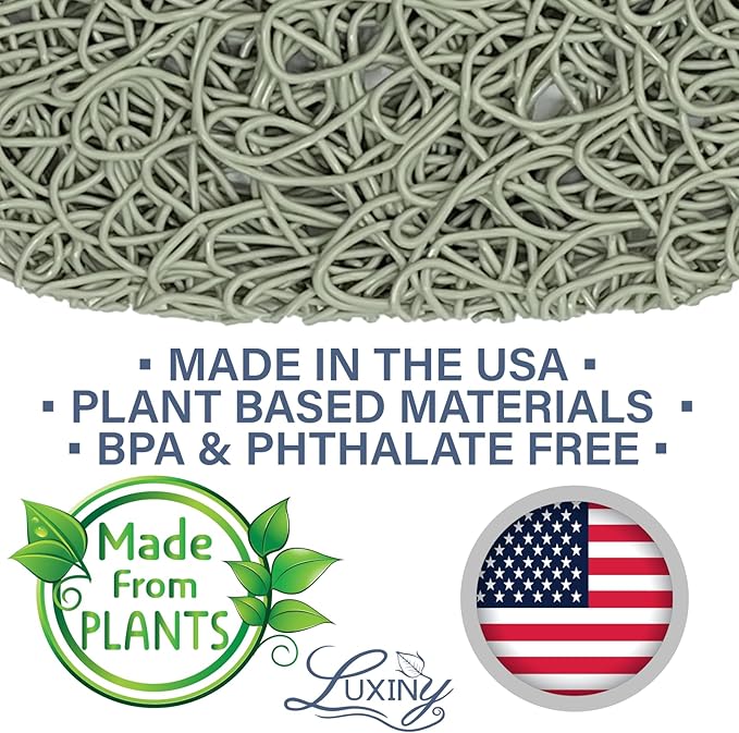 Soap Savers for Bar Soap & Shampoo Bar Holder, American Made by Luxiny, Lifts Soap in Soap Dishes & Shower Soap Holders –Bars & Soap Lasts Longer- Made from Plant Based Materials (Mountain Sage)
