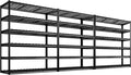 REIBII 60" W Garage Shelving, 3000LBS Storage Shelves, 6 Tier Heavy Duty Shelving, Adjustable Metal Shelving Units and Storage Rack for Warehouse, Pantry, Basement, 60" W x 84" Hx 24" D, 3 Pack
