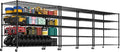 PrimeZone 5 Tier 80.7" Hx55.5 Wx24 D Wire Shelving with Wheels 3000lbs NSF Certified Storage Shelves Heavy Duty Metal Shelf Adjustable Rolling Rack Commercial Garage Restaurant Warehouse Kitchen 3Pcs