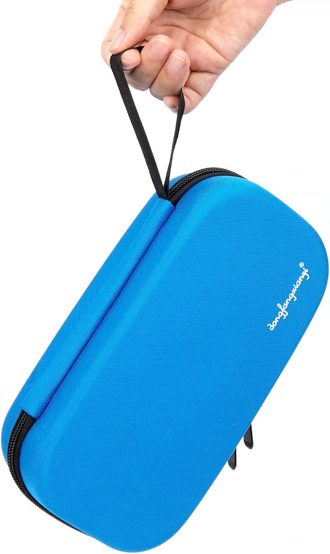 YOUSHARES Insulin Cooler Travel Case with 3 TSA Approved Ice Packs - EVA Medication Diabetic Case for Insulin Pen, Glucose Meter and Supplies (Blue)