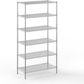 24" Deep x 48" Wide x 96" Height Wire Shelving Kit | 6-Tier | NSF Commercial Storage Rack Unit