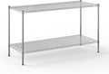 24" Deep x 60" Wide x 34" Height Wire Shelving Kit | 2-Tier | NSF Commercial Storage Rack Unit