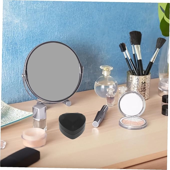 Heart Shaped Jewelry Box with LED Light Ring Case for Engagement Wedding Proposal Versatile Storage for Rings Earrings Necklaces Romantic Black Display Organizer