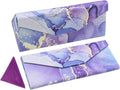 Foldable Glasses Case, Magnetic PU Leahter Sunglasses Case, Cute Hard Shell Folding Eyeglass Cases for Women Kids