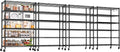 PrimeZone 6 Tier Wire Shelving with Wheels 78''H 1500lbs Storage Shelves NSF Certified Heavy Duty Steel Metal Shelf Adjustable Rolling Rack Kitchen Garage Closet Pantry Laundry 78''HX36''WX18''D 4Pcs