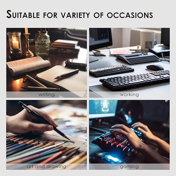 Cork Desk Mat - Dual-Sided Desk Pad for Office and Home - Desk Organization and Accessories - Ideal for Large Mouse Pad and Desk Mats on Top of Desks(Olive Green,80cmx 40cm)