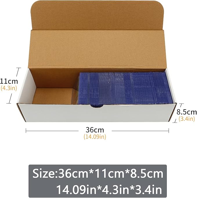 Trading Card Storage Box,8-Pack-6400 Count Corrugated Cardboard Card Box With Mtg/Magic/TCG Storage and Collection,Labels For Card Storage Box