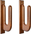 TESLYAR Surfboard Wall Mount – Wooden Surfboard Rack for Wall Storage – Solid Wood Hooks for Surfboard, Snowboard, Paddle Board & Wakeboard – Classic Style
