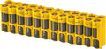 AA Battery Storage Caddy by Storacell, Yellow - Holds 24 Batteries (Not Included)