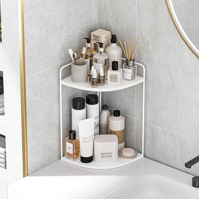 Bathroom Counter Organizer,Countertop Organizer,Vanity Organizers,Bathroom Storage,Bathrooms Sink Organizers,Counter Shelf,Corner Counter,Corner Shelves