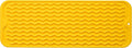 Silicone Dish Drying Mat for Multiple Usage,Easy clean,Eco-friendly,Heat-resistant Silicone Mat for Kitchen Counter,Sink,Bar,Bottle,or Cup Yellow M 17 inches x 6 inches