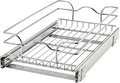 Rev-A-Shelf Kitchen Cabinet Pullout Shelf and Drawer Organizer Slide Out Pantry Storage Basket in Multiple Sizes, 12 x 20 In, 5WB1-1220CR-1