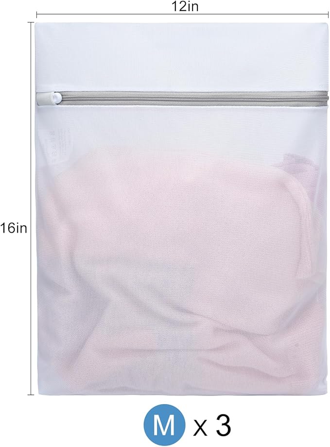 BAGAIL Laundry Bags Mesh Wash Bag for Intimates Lingerie and Delicates(3M)